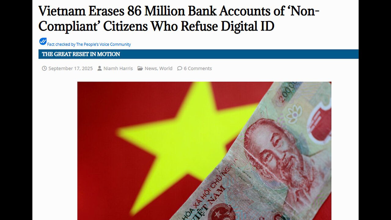 VIETNAM MANDATES DIGITAL ID FOR BANK ACCESS