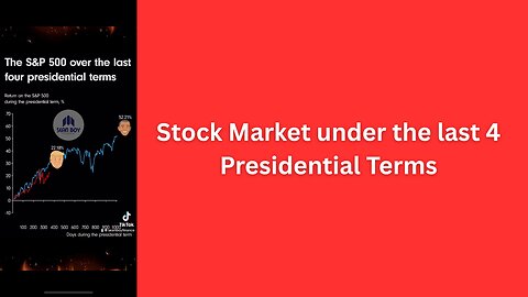 How the Stock Market has faired over the last four presidential terms