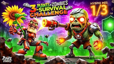 Plants vs Zombies Hybrid Mod: 3-Day Survival Challenge!