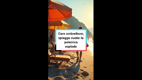 Caro ombrellone, spiagge vuote: la polemica esplode