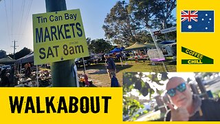 Tin Can Bay Markets - Saturday Morning Street Fair Walkabout - Cooloola Coast Qld Australia TV #qld