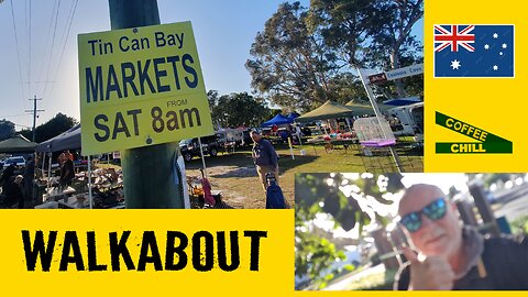 Tin Can Bay Markets - Saturday Morning Street Fair Walkabout - Cooloola Coast Qld Australia TV #qld
