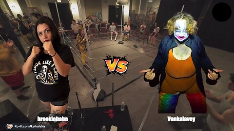 Brookiebabe420 VS VANKALAVEY66 boxing fight | Stream Stars: Knocked Offline - Night 2