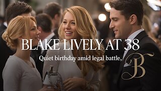 Blake Lively's Quiet 38th Birthday Amid Legal Battle | Family First Always