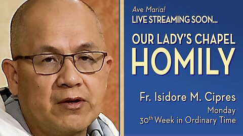 Monday of the Thirtieth Week in Ordinary Time - October 27, 2025 - OLC HOMILY