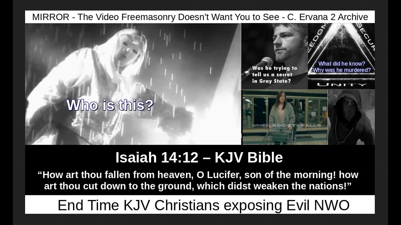 MIRROR - The Video Freemasonry Doesn't Want You to See - C. Ervana 2 Archive