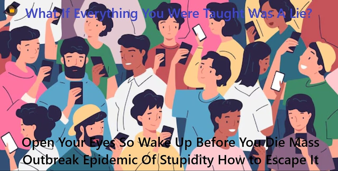 Open Your Eyes Or Wake Up Before You Die A Mass Outbreak Epidemic Of Stupidity How to Escape It