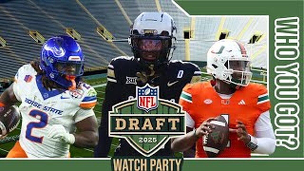 NFL Draft 2025 Day 1 | Live Draft Watch Party Stream | #NFL 🔥#atlantafalcons #atlantafalconsnews