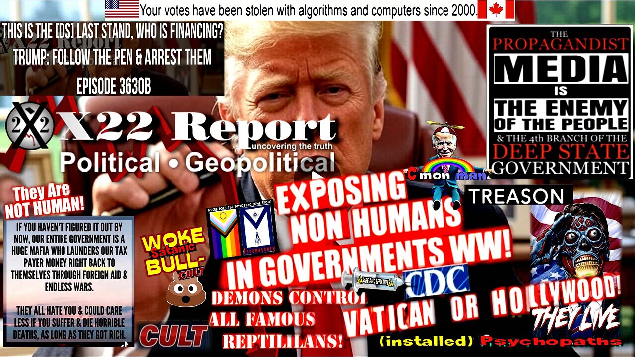 Ep. 3630b - This Is The [DS] Last Stand, Who Is Financing? Trump: Follow The Pen & Arrest Them