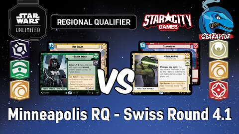 Star Wars Unlimited - Set 4 Minneapolis RQ - Round 4.1: Darth Vader (JTL) vs. Quinlan Vos