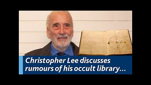 'You'll not only lose your mind, but you'll lose your soul' - Christopher Lee on the occult