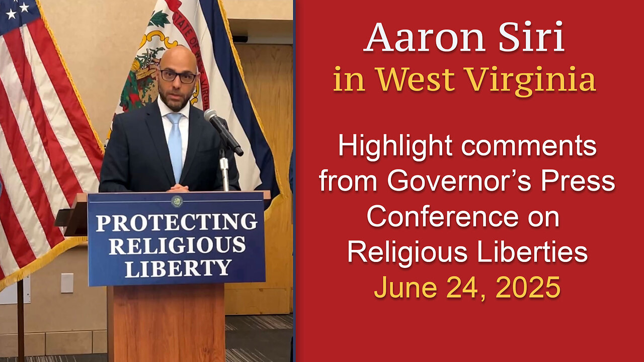 Highlight - Aaron Siri's Comments at Religious Liberty Press Conference