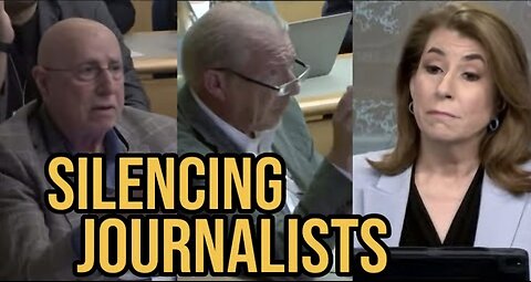Chaos in press briefing; angry AP reporter walks out; another reporter threatened