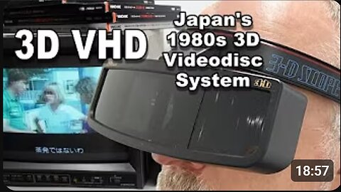 📼 Japan’s Forgotten 3D Videodisc System from the 1980s – 3D VHD Explained 🇯🇵👓