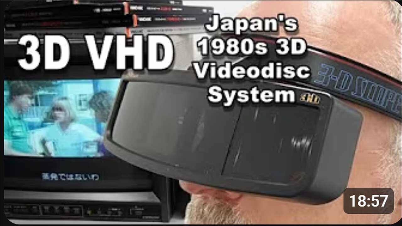๐ผ Japanโs Forgotten 3D Videodisc System from the 1980s โ 3D VHD Explained ๐ฏ๐ต๐