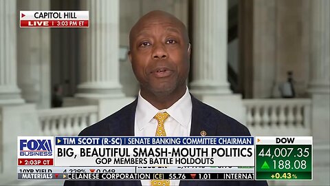 This is good news for the working-class coalition: Sen. Tim Scott