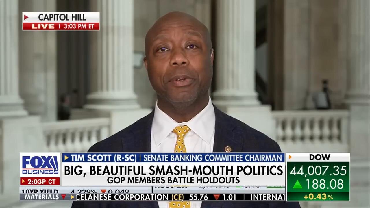 This is good news for the working-class coalition: Sen. Tim Scott