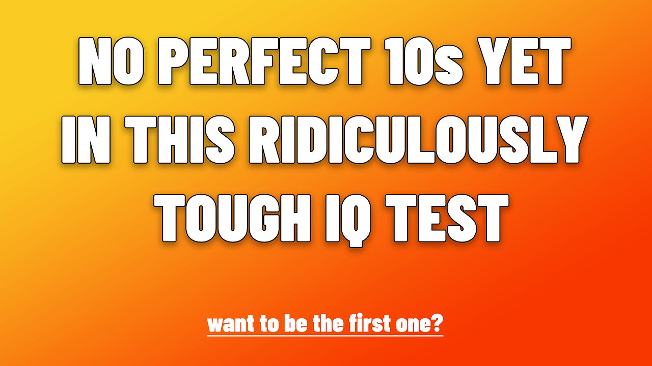 Test of the brain.