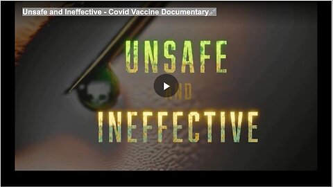 "Covid Vaccine Documentary: Examining its Safety and Effectiveness💉"