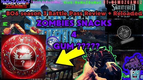 BO6 season 3 Battle Pass Review + Reloaded ZOMBIE SnackZ???