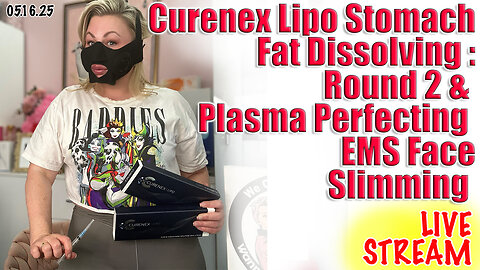 Live Curenex Lipo Stomach Contour, Round 2 & EMS Face Slimming! code Jessica10 saves you money