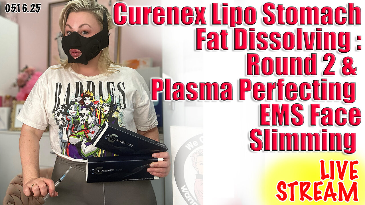 Live Curenex Lipo Stomach Contour, Round 2 & EMS Face Slimming! code Jessica10 saves you money