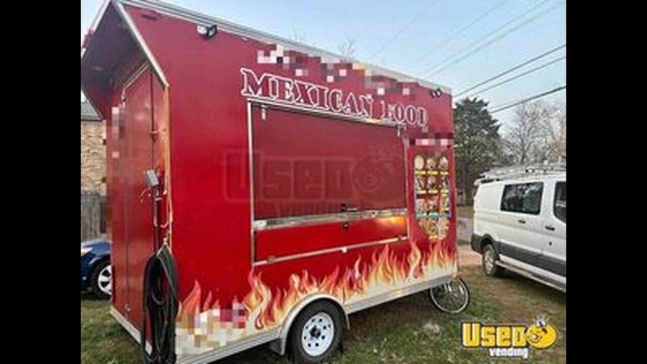 Kitchen Food Concession Trailer with Fire Suppression System for Sale in Alabama!