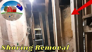 Removing Bunker Shoring Ep57 #Shoring #Bunker #diyconstruction