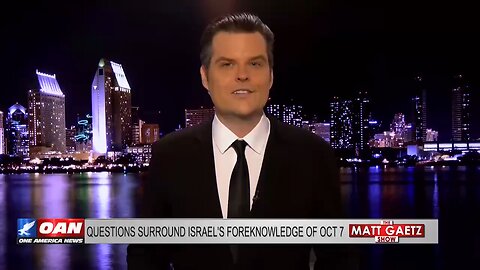 Matt Gaetz just redpilled millions of normies watching OANN that Netanyahu funded Hamas with $30 MIL