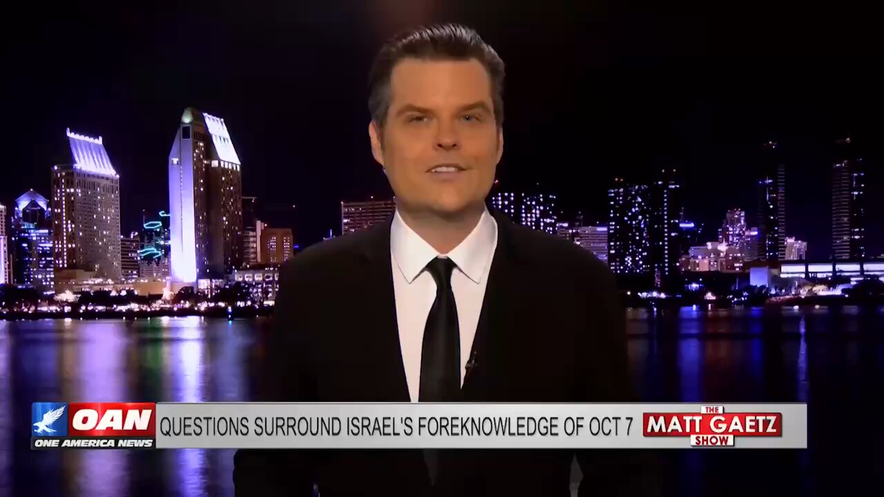 Matt Gaetz just redpilled millions of normies watching OANN that Netanyahu funded Hamas with $30 MIL