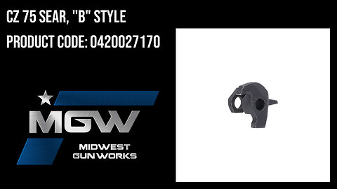 CZ 75 Sear, "B" Style - 0420027170