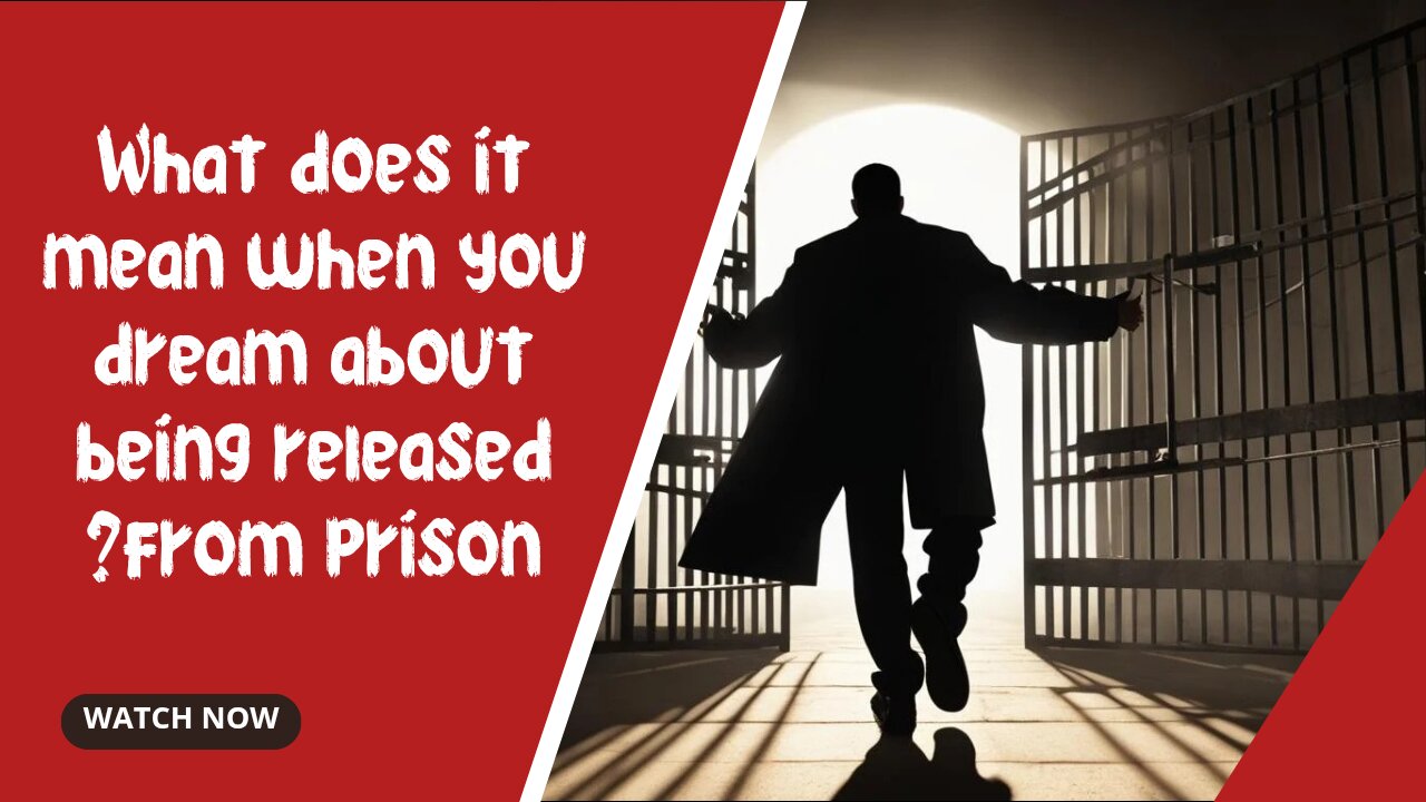 What does it mean when you dream about being released from prison?