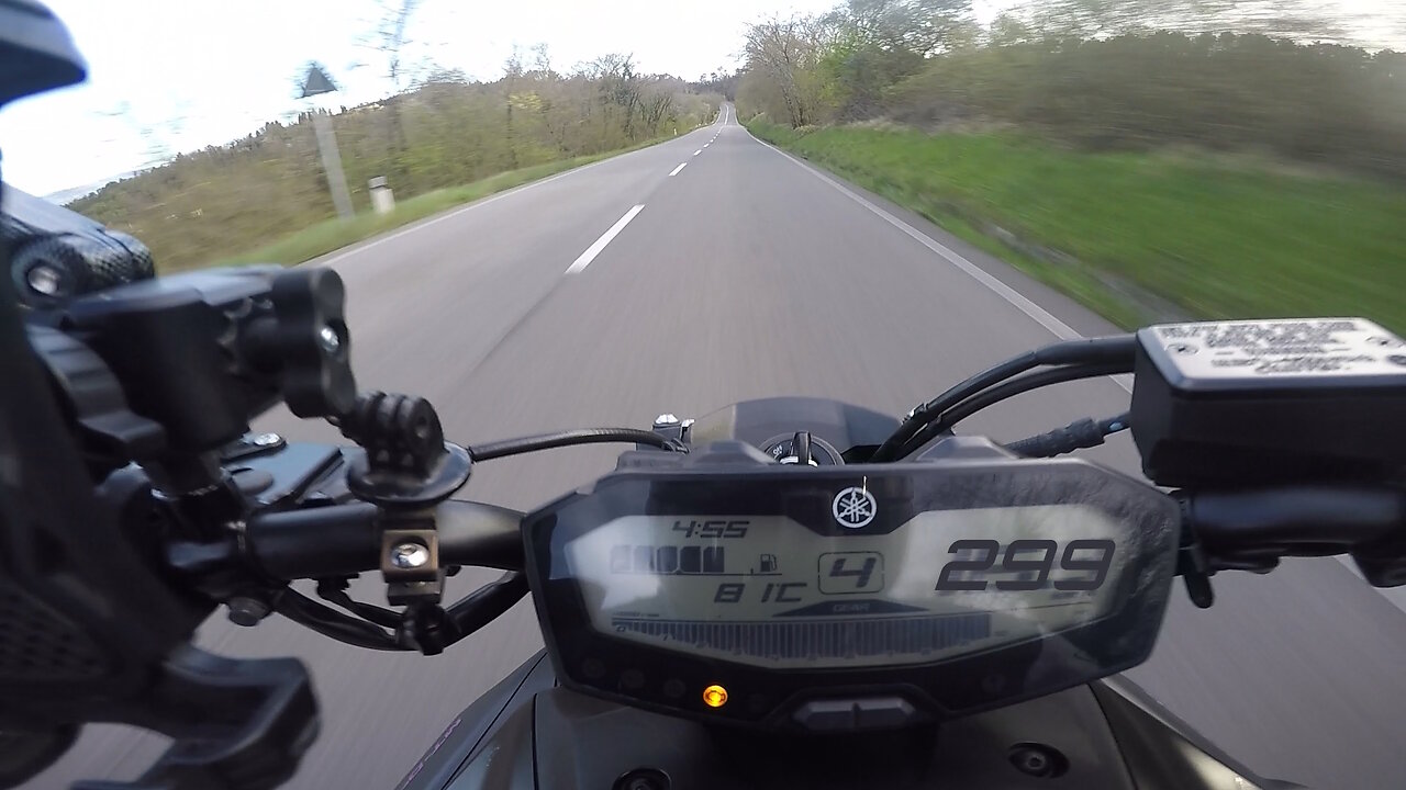 First ever ride testing the MT07 with QS and some aftermarket exhaust system