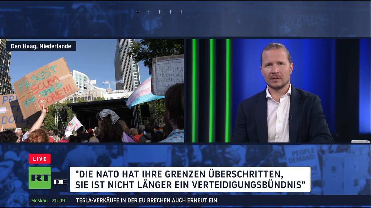 Nato-Gipfel in Den Haag: Proteste gegen höhere Verteidigungsausgaben