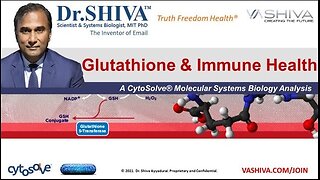 Dr.SHIVA™: Glutathione on Immune Health @CytoSolve® Systems Analysis(4/21)