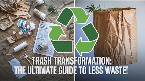 Trash Transformation: The Ultimate Guide to Less Waste! #recycle #resuse #zerowaste #lesswaste