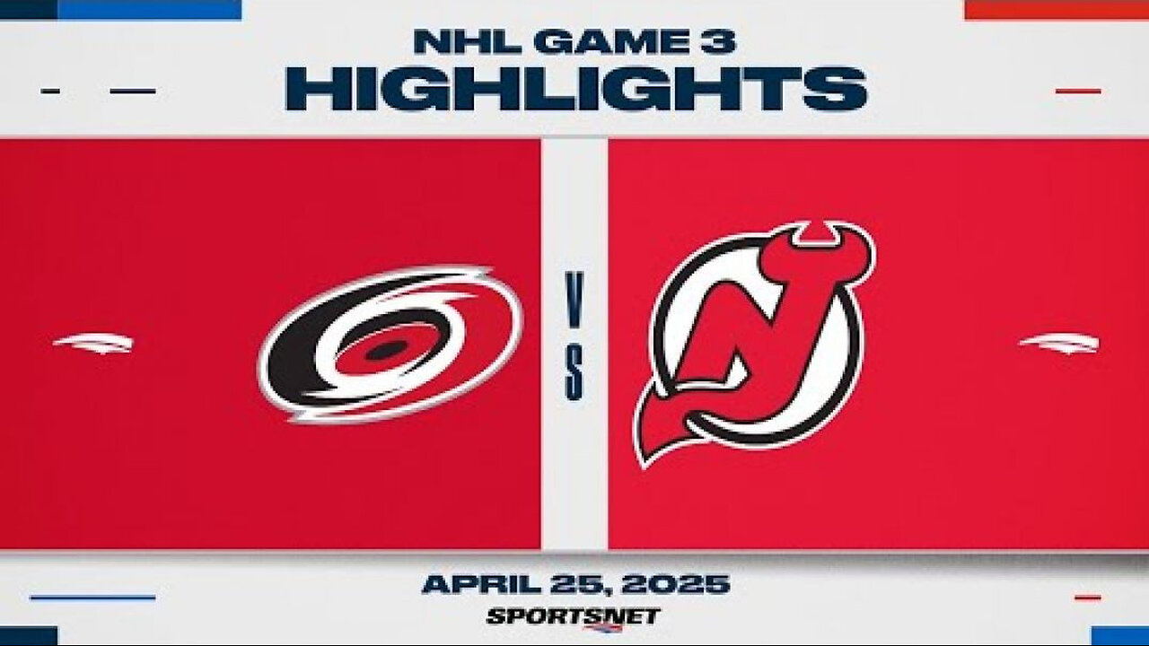 NHL Game 3 highlights - Hurricanes vs. Devils