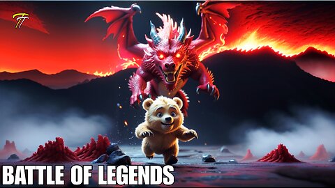 Tiny Bear vs Fire Dragon 🐻🔥 | Fantasy Chase You Can't Miss! #BabyBearAdventure #EpicChase