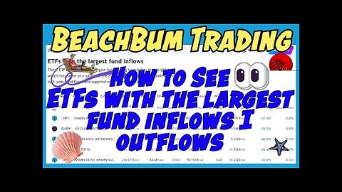 How to See ETFs with the largest fund inflows | outflows