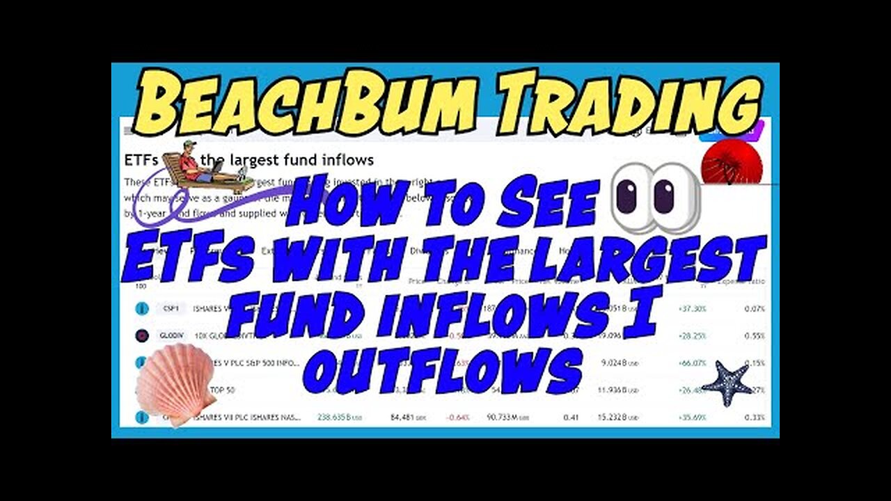 How to See ETFs with the largest fund inflows | outflows