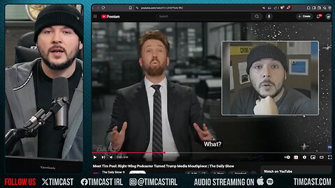 Daily Show SMEARS Tim Pool, Tim ROASTS BACK, Praises Jordan Klepper For Anti Trans Jokes
