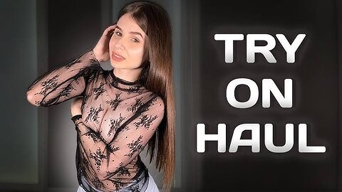 4K Try On Haul 2025 __ Transparent No bra See Through __ Curve Plus size Ideas Fashion amazon trends