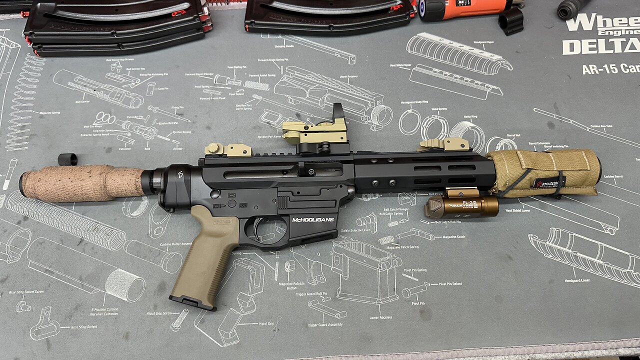 Small Sling Pack with AR-9 Surprise