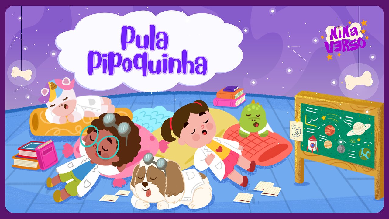 NinaVerso - Pula Pipoquinha 💤 | Canção de Ninar 😴
