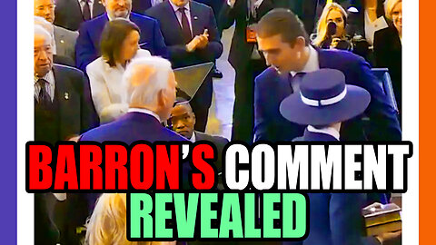 🔴LIVE: Barron's Inauguration Comment To Biden Revealed, Clintons Ignoring Epstein Supboena 🟠⚪🟣