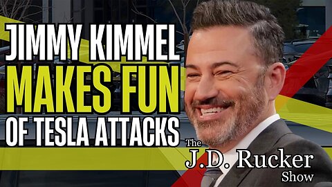 Jimmy Kimmel and Tim Walz Think Terrorizing Tesla Owners Is Funny