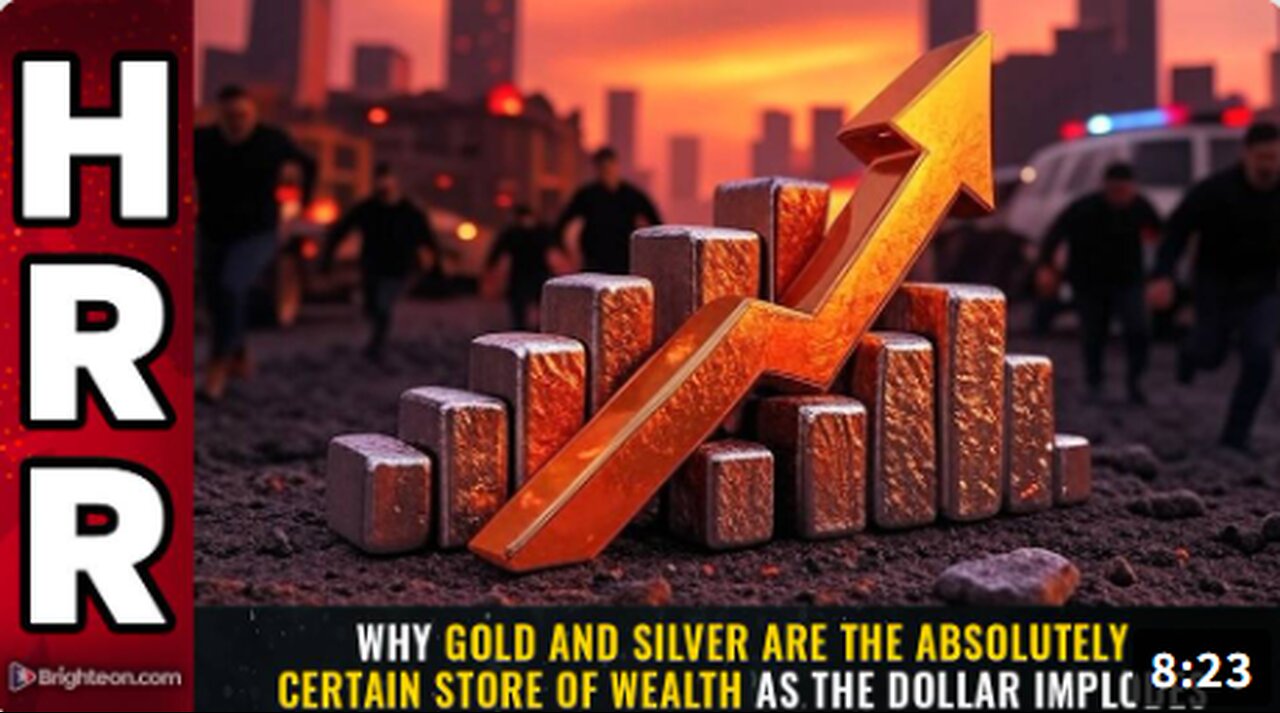 Why GOLD and SILVER are the absolutely certain store of wealth as the dollar implodes