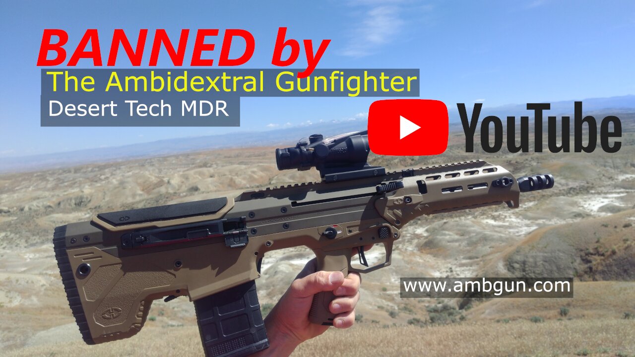 Desert Tech MDR Full Review Removed by YouTube - Livestream Lessons Learned