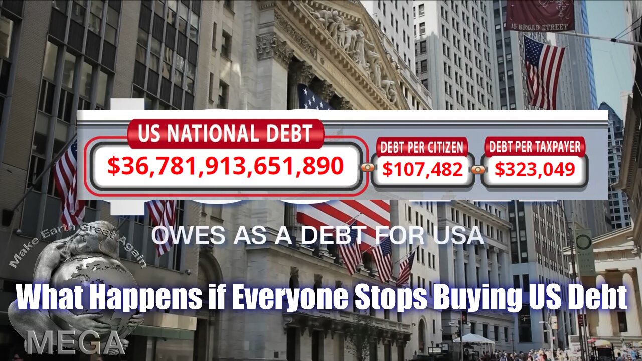 What Happens if Everyone Stops Buying US Debt? | Contrary to the 33Trillion US Debt mentioned in the video, the US debt now is almost $37,000,000,000,000