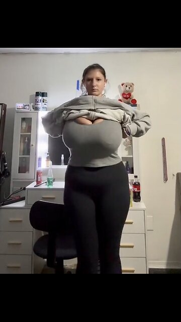 Humongous teen melons